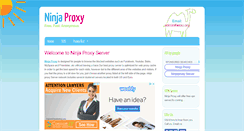 Desktop Screenshot of ninjaproxyserver.com